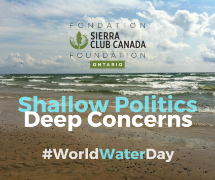 Shallow Politics, Deep Concerns. #WorldWaterDay