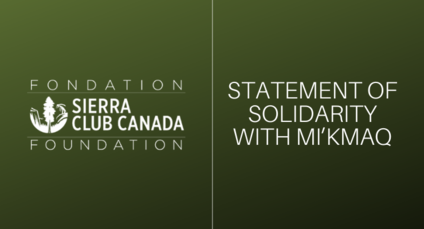 Statement of Solidarity with Mi’kmaq
